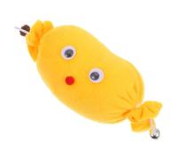 STOBAZA Interactive Plush Cat Encourages Play and Exercise with Bell for Indoor Cats Soft Plush Material and Comfortable Touch, Chew for Kittens in Home Decor