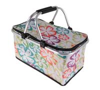 STOBAZA Large Insulated Thermal Box with Handle Portable Food Preservation Lunch Storage Basket for Picnic Camping Outdoor Use Space Saving Design