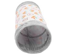 STOBAZA Lightweight Foldable Rabbit Hideout Tunnel for Small Pets Made with Soft Suede and Arctic Fleece, as A Comfortable Sleeping and Play Tunnel for Hedgehogs and Rabbits