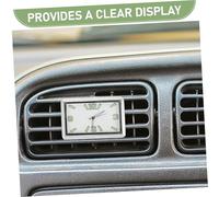 STOBAZA Luminous Car Clock with High Accuracy Quartz Movement Compact Stick Dashboard Clock for Vehicle Interior Elegant Analog Timepiece for Cars