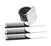 STOBAZA Magnetic Pin Holder Wrist Strap with High-grade Magnetic Wristband for Hair Clips and Bobby Pins Safe Rounded Edges Easy Wear for Hair Stylists and Braiding Combs Use