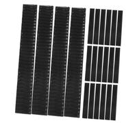 STOBAZA Makeup Brush Covers Stretchable Cosmetic Brush Mesh Sleeves Plastic Black 200pcs with Creative Design to Protect Bristles and Prevent Damage, for Travel and On-the-go Touch-ups