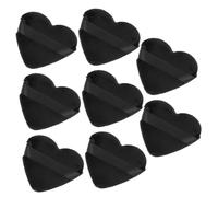 STOBAZA Makeup Cushion Puff Foundation Puff 8Pcs Heart Shaped Soft Reusable for Loose Dry Powder Daily Makeup Sensitive Skin Gentle Application