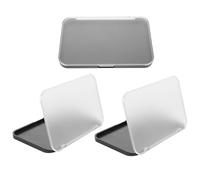 STOBAZA Makeup Portable Empty 3pcs Magnetic Palette Blush Eyeshadow Highlight Storage Box with Frosted Lid Space-saving Makeup Container for Cosmetics
