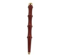 STOBAZA Manual Acupressure Pen Tool Rolling Copper Beads, Wooden Foot and Back Massage Stick for Deep Tissue Muscle Relaxation and Targeted Trigger Point Therapy, Easy to Carry for Spa