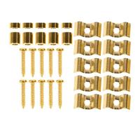 STOBAZA Metal Guitar String Trees Retainers Vintage Style String Positioners 5pcs with Mounting Screws for Style Electric Guitar