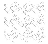 STOBAZA Metal Hanging Hooks and Easy Installation 200pcs Black Exterior Light Hooks with Universal Compatibility for Christmas Ornaments and String Lights for Holiday Outdoor Decorations
