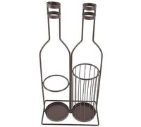 STOBAZA Metal Wine Rack Display Holder Versatile Wine Bottle Storage for Home Kitchen Bar and Restaurant Sturdy Construction Shelf Design for Easy Organization and