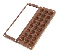 STOBAZA Mini Black Walnut Wooden Watercolor Palette Pigment Storage Box Art Supply Case for Watercolor Oil Gouache Painters Artists