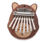 STOBAZA Mini Creative Thumb Piano in Deep Wood Kalimba for Beginners Music Plaything for Boys and Girls to Learn Finger Piano