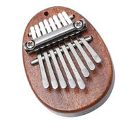 STOBAZA Mini Kalimba Finger Thumb Piano Portable Wooden Instrument Ergonomic Design for Beginners Home Music Practice with Pure Crisp Tone