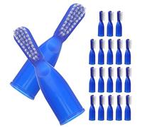 STOBAZA Mini Toothbrushes and Comfortable Grip, Gentle on Teeth and Gums 20pcs with Large Brush Portable Oral Care for Prison Use for Inmates in Detention Centers and Prisons
