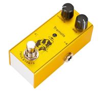 STOBAZA Mini Tremolo Guitar Effect Pedal Tube Amplifier Simulation with Tone and Rate Knobs Lightweight and Portable for Electric Guitar Players
