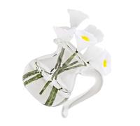 STOBAZA Miniature Dollhouse Small Potted Plant Artificial Bonsai Ornament Tiny Bonsai Model for Micro Landscape Decoration High Simulation Mini Plant Figurine for Mini Gardens and Doll