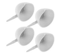 STOBAZA Ml Ceramic Evaporating Dish for Sample Concentration and Chemistry Analysis with Handle and Spout 4pcs Heat-resistant Porcelain Dish with Flat Form for Laboratory Use