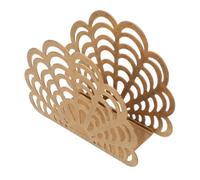 STOBAZA Modern Metal Napkin Holder Iron Tissue Dispenser for Kitchen Dining Office Sturdy Vertical Vintage Stand with Compact Design for Home Table Decor and Organization