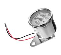 STOBAZA Motorcycle Speedometer with Display and Sturdy Aluminum Construction, Silver Motorbike Modified Gauge Accessory for Accurate Speed Measurement