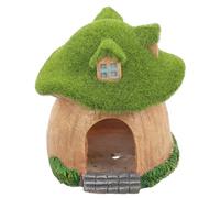 STOBAZA Mushroom House Hideout Aquarium Fish Hideout Resin Ornament Assorted Colour Fish Tank Decoration for Underwater Landscaping and Aquatic Pets Shelter