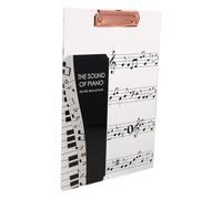 STOBAZA Music Folder Acrylic Music Score Binder Piano Choral Note Page Holder Multi-page Organizer for Musicians Conductors