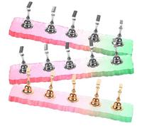 STOBAZA Nail Display Holder Meticulously Polished for Press on Nails 3 Sets with Assorted Colour Base Not Easily Deformed