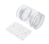 STOBAZA Nail Silicone Stamper Kit with Double-ended Jelly Scraper and Steel Stamping Plate Butterfly Pattern, Diy Nail Art Decoration Tool for Home Manicure and Salon Use