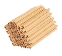 STOBAZA Natural Reed Bee Tubes and Multi-function Features 50pcs Replacement Nesting Tubes with Comfortable Habitat for Bees Suitable for Garden and Park Beekeeping