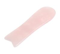 STOBAZA Natural Rose Quartz Gua Sha Stone for Face Portable Crystal Facial Massage Tool Fish Shape Gua Sha Skincare Board for Facial Therapy and Muscle Relief