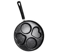 STOBAZA Non-Stick Mini Round Frying Pan for Daily Use Hard-Coated Pancake and Egg Skillet Quick Heat Transfer Easy-Clean Multi-Function Cooking Accessory for Breakfast Meals