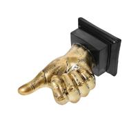 STOBAZA Novelty Thumb-up Resin Trophy Party Decor Vivid Hand Gesture Model for Game Competition Reward Teacher S Day Prize with Delicate Craftsmanship and Attention-grabbing Color