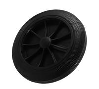 STOBAZA Outdoor Garbage Bin Wheel Replacement Thickened Rubber Caster for Trash Can Parts Rolling Wheel Spare for Trash Container Mobility
