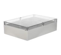 STOBAZA Outdoor Waterproof Junction Box Cover, Plastic Electrical Enclosure Weatherproof Cable Connection Box for DIY Electronics and Outdoor Power Management