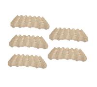 STOBAZA Paper Pulp Egg Carton Tray 30-count Large Egg Holder Bulk Container Natural Color Reusable Protective Storage for Kitchen and Farm Use