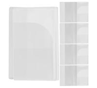 STOBAZA Passport Cover Travel Document Organizer with Thickened Design 5pcs Waterproof PVC and Multiple Card Slots Rainproof Passport Holder for Students and Travelers Suitable for Study
