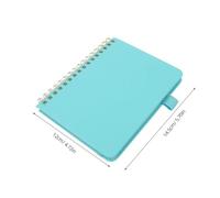 STOBAZA Password Keeper Book Compact Pu and Paper Notebook with Alphabetical Tabs and Spiral Binding with Pen, 56 Sheets 112 Pages, Categorize and Store Website Login Information