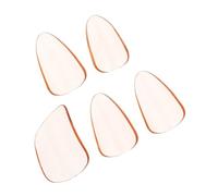 STOBAZA PC Guzheng Finger Nails for Stringed Instruments 5pcs Orange Finger Protectors Not Easy to Deform and Crack Suitable a Birthday