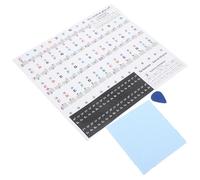 STOBAZA Piano Keyboard Stickers Letters for Key Piano Beginner Removable Note Labels for Learning Music at Home Classroom