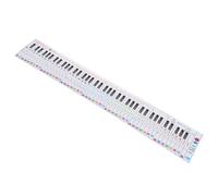 STOBAZA Piano Practice Card with 88 Keys Keyboard Comparison Paper Paper Material and Key Ratio Design Piano Practice Aid to Improve Learning Efficiency for Teachers and Students