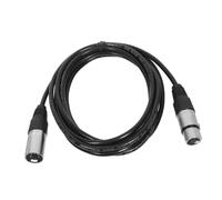 STOBAZA Pin Xlr Male to Female Balanced Microphone Cable for Podcast Recording Mixer Stage Lighting Professional Audio with Secure Connectivity and Compatibility