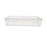 STOBAZA Plastic Box Files A4 Household Plastic Documents Box Large