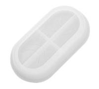 STOBAZA Plate Mold Silicone Reusable Tray Mold Double Moon Star Design for Home Decor and DIY Crafts