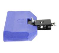 STOBAZA Portable Blue Plastic Latin Percussion Drum Cow Bell Drum Percussion Accessory Musical Instrument Suitable for Live Performance