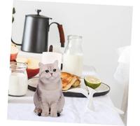 STOBAZA Portable Cat-shaped Toilet Paper Holder Iron Tissue Roll Storage Rack for Bathroom Living Dining Compact Decorative Organizer