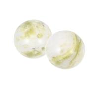 STOBAZA Portable Massage Balls Set for Physical Therapy Substitute and Hand Exercise, Synthetic Material Chinese Baoding Balls for Relaxation and Massage, Presents for Old People
