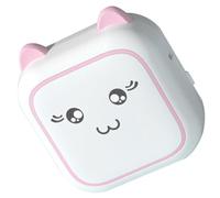 STOBAZA Portable Wireless Photo Label Printer with 200 Dpi Resolution and Rechargeable 1200 Mah Battery, Compact Abs Material Pocket Printer for Expressing Love and Travel Memories