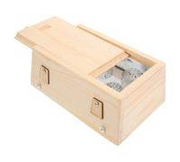 STOBAZA Portable Wooden Moxibustion Box with Metal Adjustable Six-Hole Design, Easy to Carry Therapy Tool for Full Body Moxibustion Treatment at Home