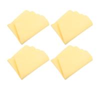 STOBAZA Pottery Wheel Bat Mat Ceramic Pottery Tools 4pcs Warp-Resistant 17x12 Inch Square PVA High-Density Material Clay Throwing Cloth for Beginners and Experienced Artists in Home