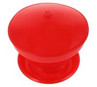 STOBAZA Poultry Feed Trough Chick Feeder 6l Red Pp Large Capacity Chicken Feeding Container for Livestock and Poultry Outdoors
