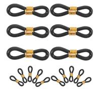 STOBAZA Poultry Leg Bands Bird Leg Correction Brace Adjustable 100pcs Black Easy to Use Soft and Gentle Made of Rubber and Metal Splay Hobble Rings for Newborn Chicks and Ducks