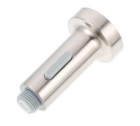 STOBAZA Pull-Out Faucet Sprayer Head for Kitchen Sink Tap, Abs Material with Simple Replacement Feature, Silver Finish, Improves Water Impact, for Kitchen Sink Faucets and Bathroom Taps