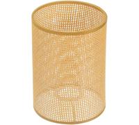 STOBAZA Rattan Lamp Shade Cover Woven Drum Lamp Shade for Lamp or Bedside Light E27 Holder Rustic for Hallway Living Room 8.07 X 5.51 X 5.51 in